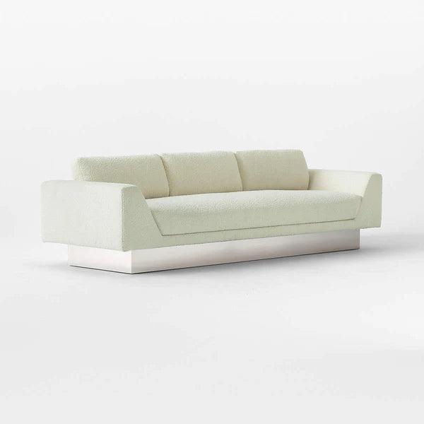 Ryan CREAM BOUCLE SOFA - Ouch Cart 