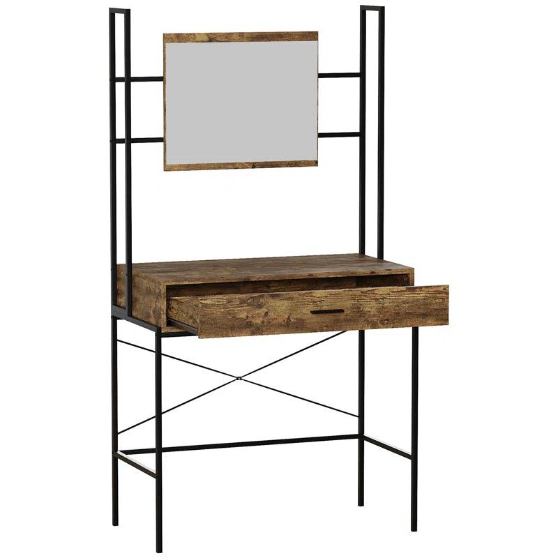 Ines Dressing Table with Mirror - Ouch Cart 