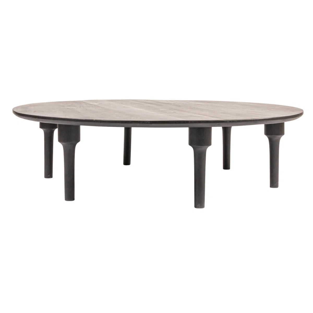 Oversized Round Mango Wood Coffee Table