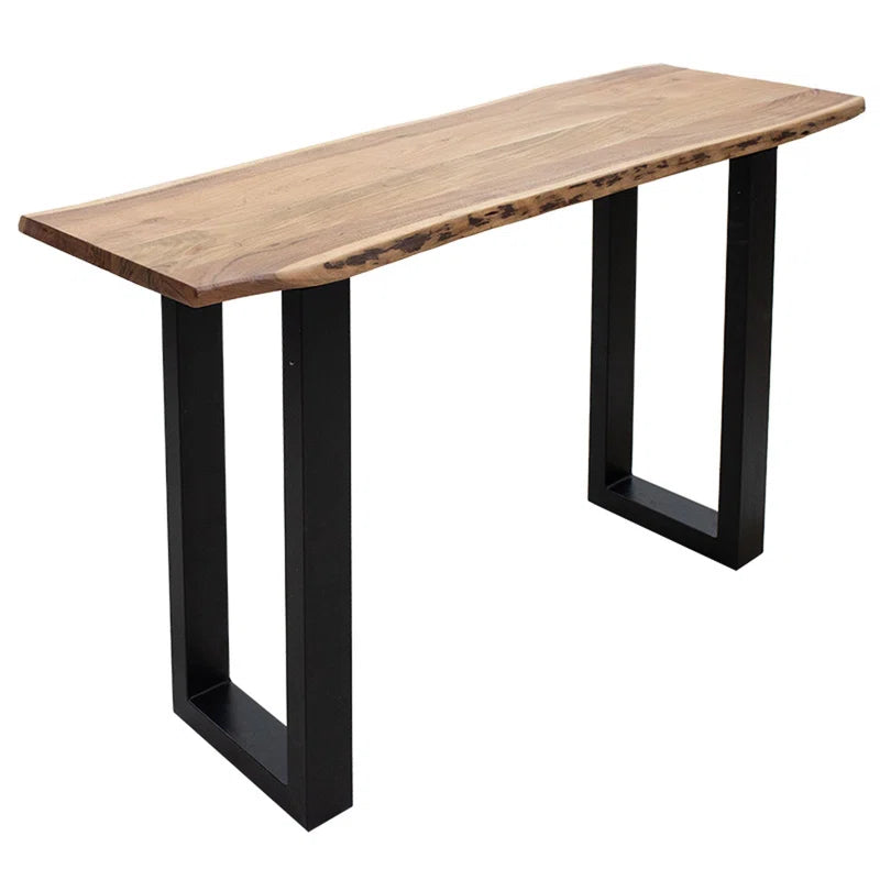 Lenna  Solid Wood Top Console Table