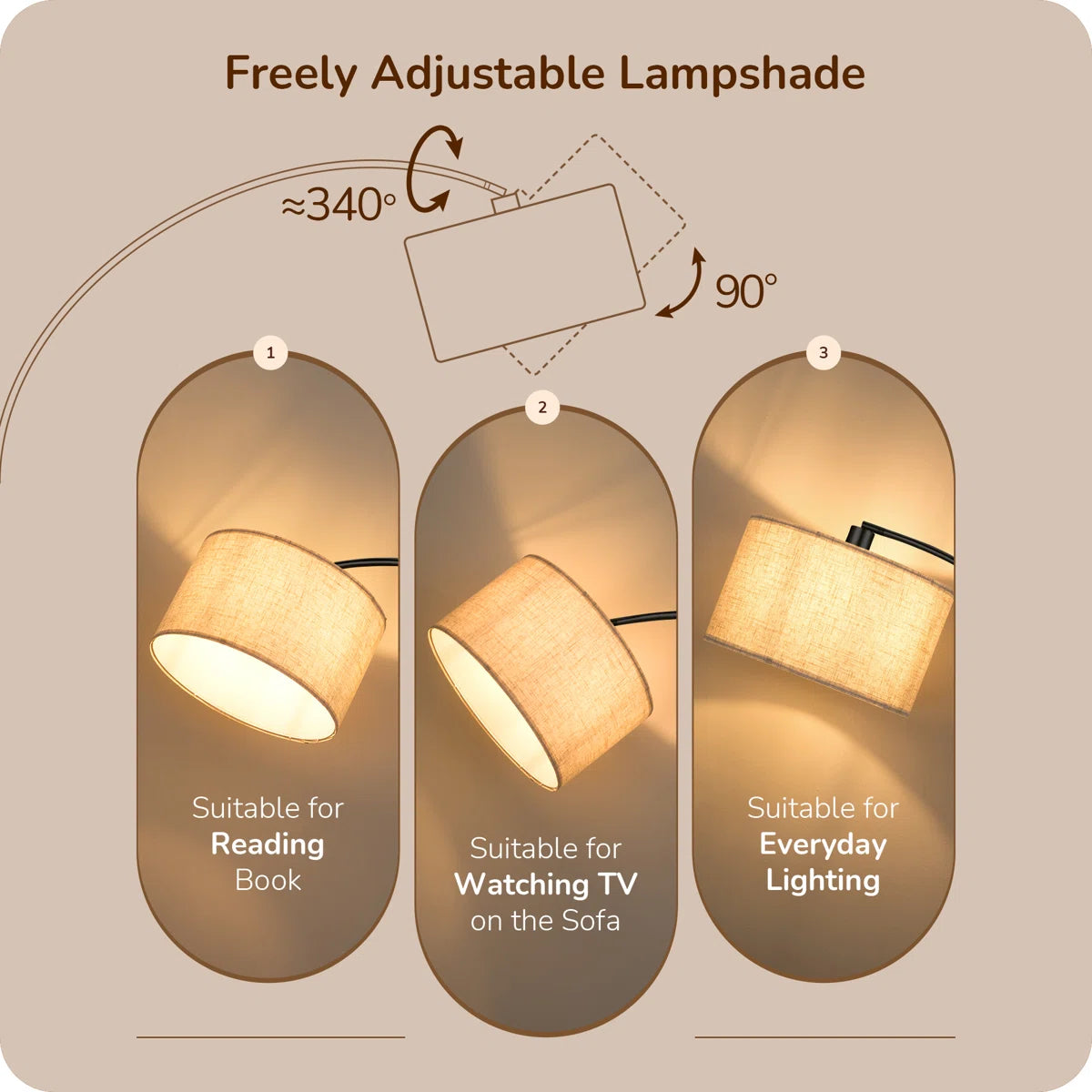 Modern Fluted 5-Drawer Dresser, Tall Chest with Gold Handles & Anti-Tip Safety