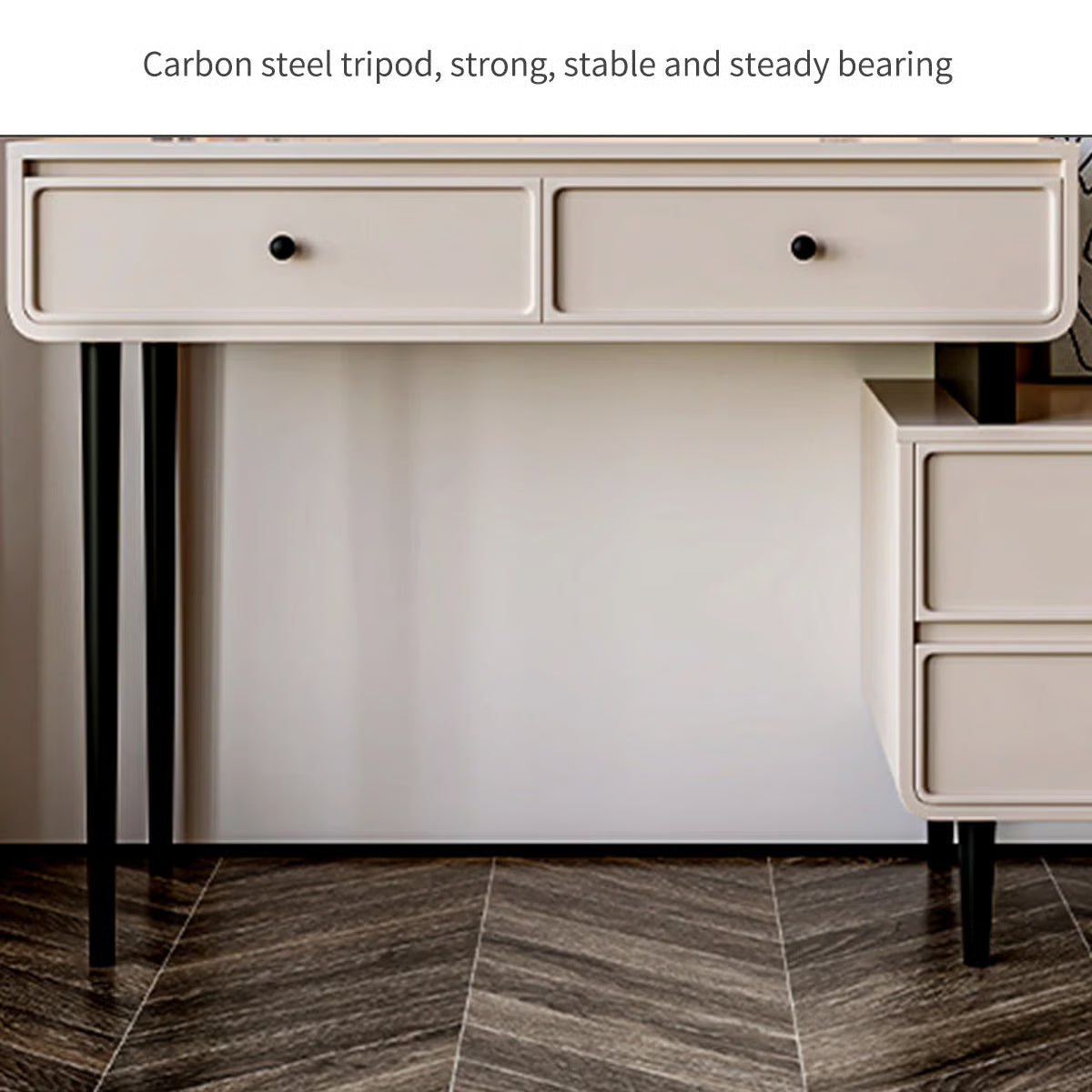 Luxury Pheba Vanity Desk – Compact & Functional Storage