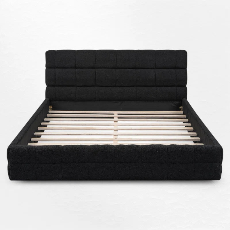 Queen Size Upholstered Platform Bed