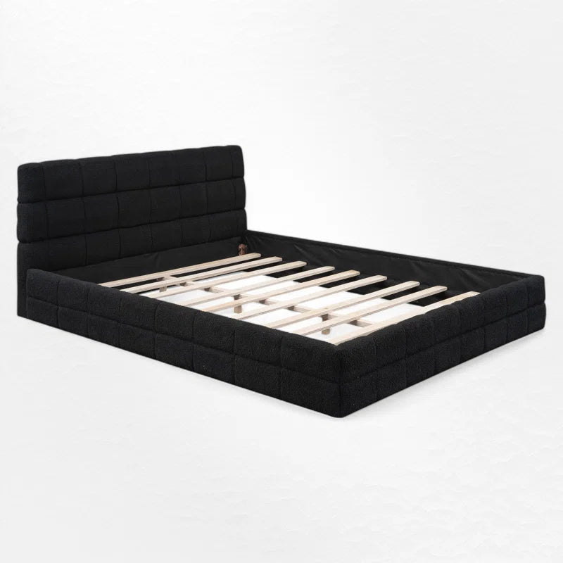 Queen Size Upholstered Platform Bed