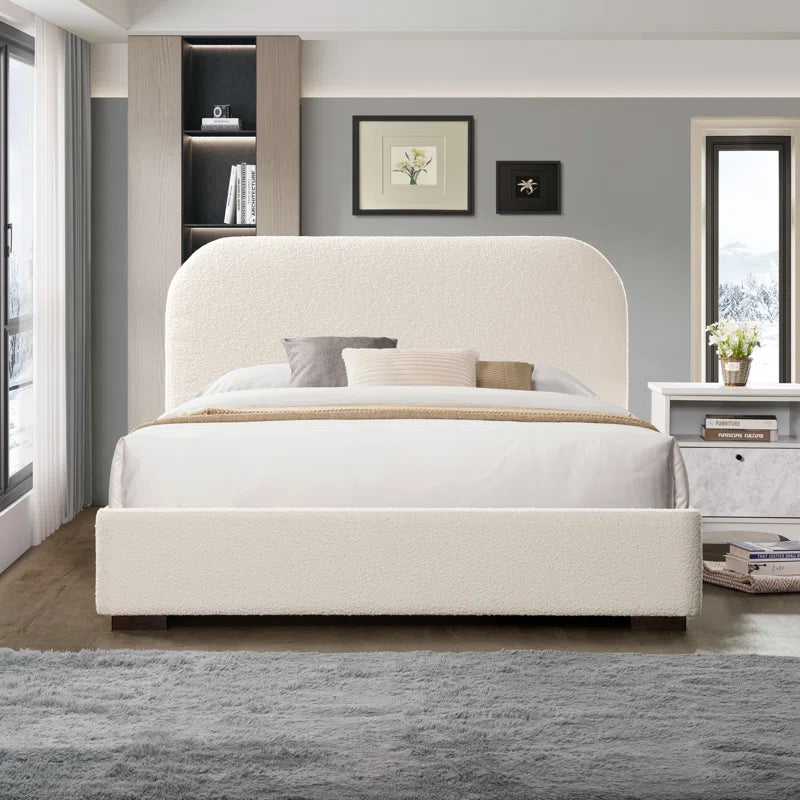 Reigen Boucle Platform Bed - ouchcart | Bed