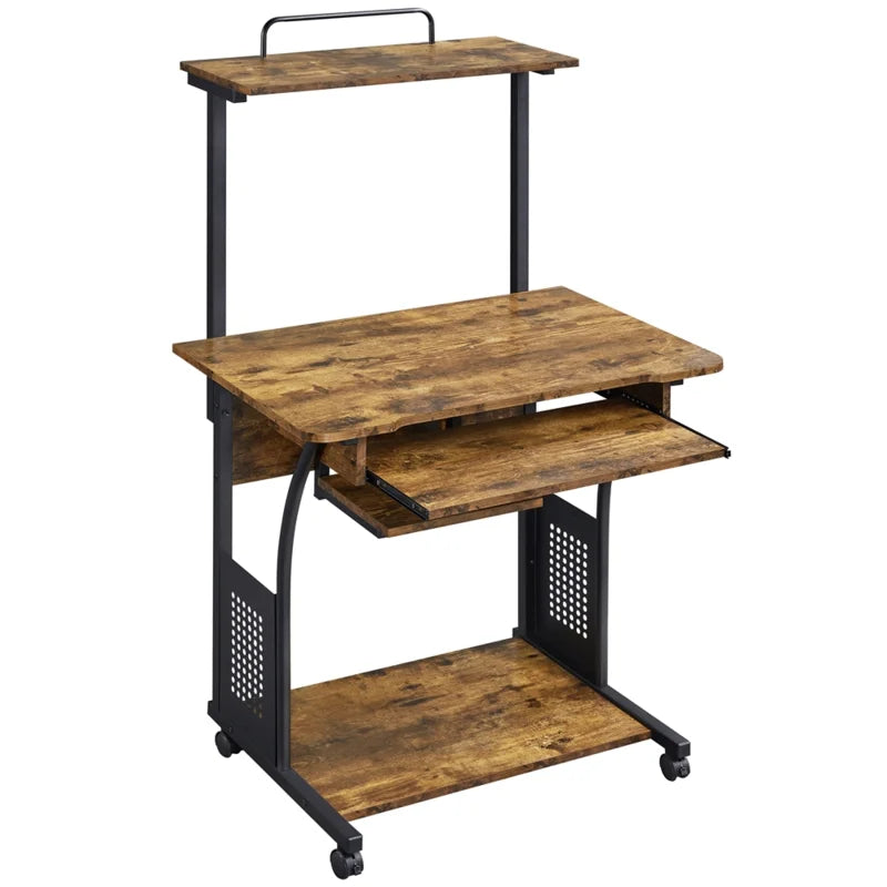 Multiple Layer Computer Desk