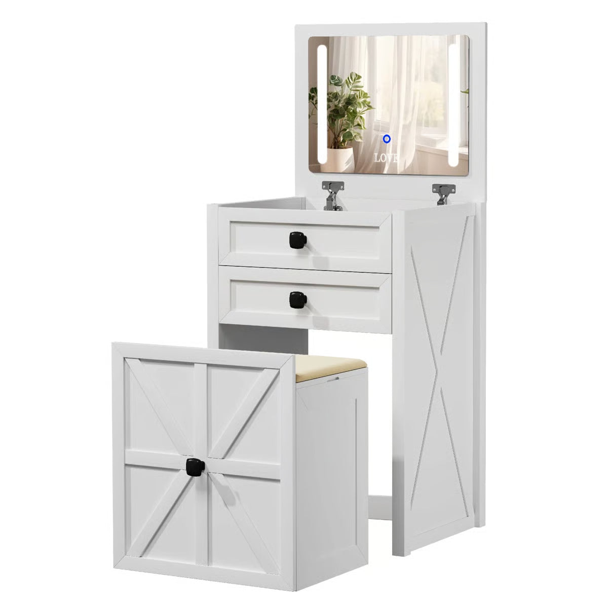 Rozelle Modern Vanity Table for Bedroom- OUCH CART | Dressing table