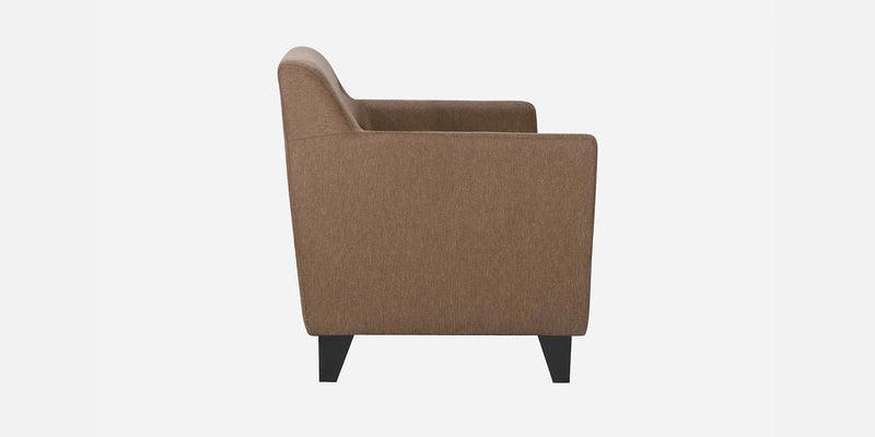 Fabric 3 Seater Sofa In Brown Colour - Ouch Cart 