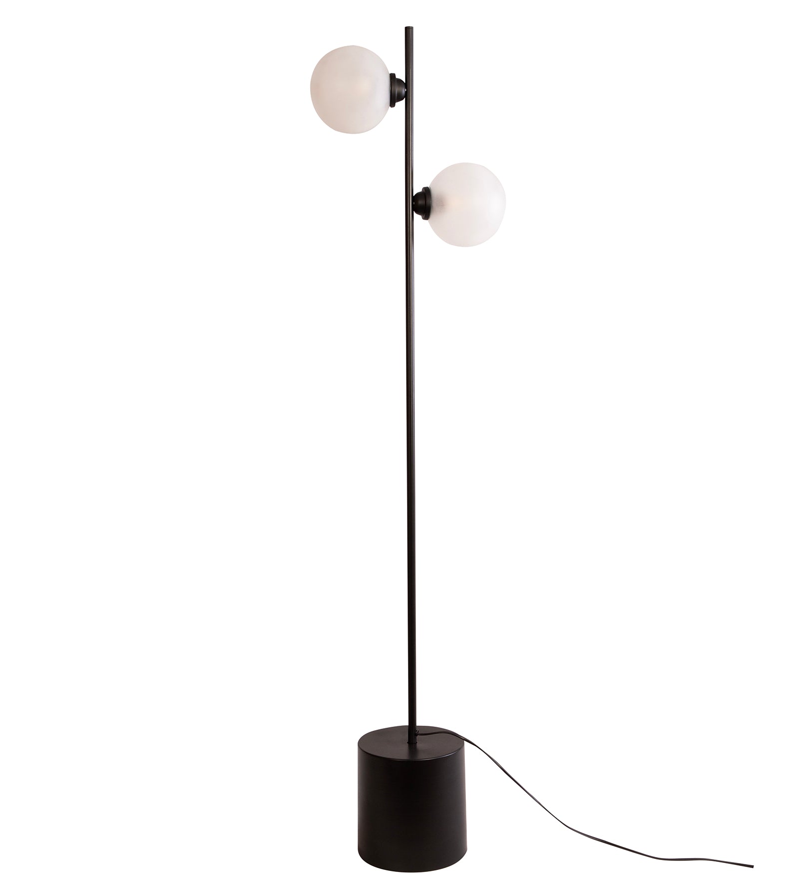 Eclipse 2 Glass Ball Floor Lamp By Shoppeefry