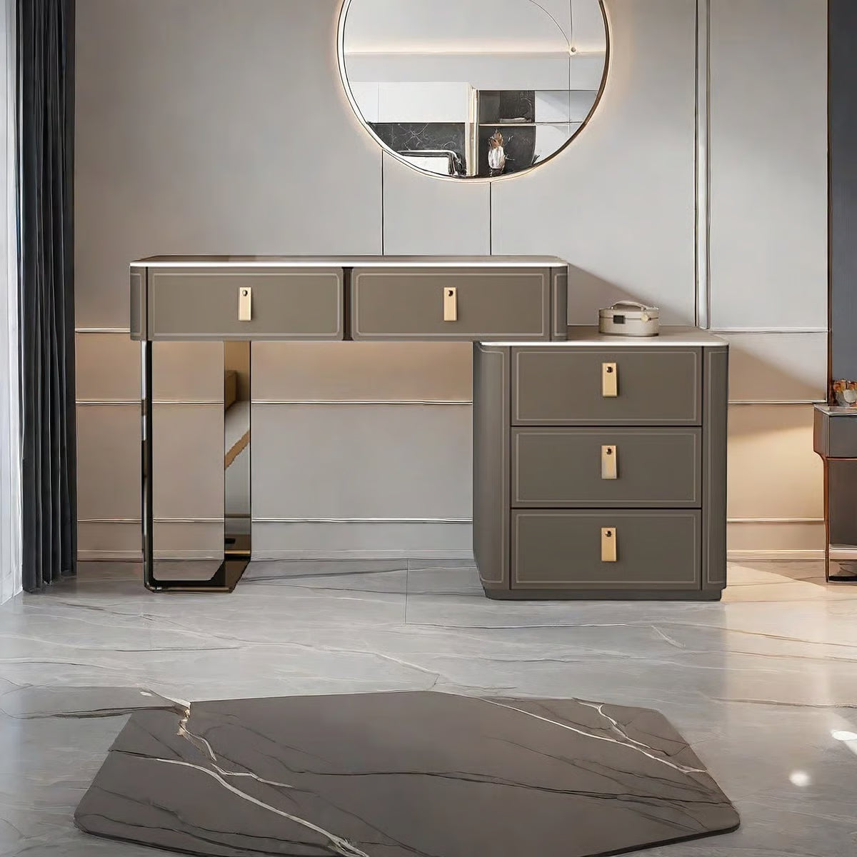 Saimir Vanity Makeup Table – Elegant and Practical Design-OUCH CART |Dressing table