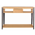 Henry olid Wood Top Console Table