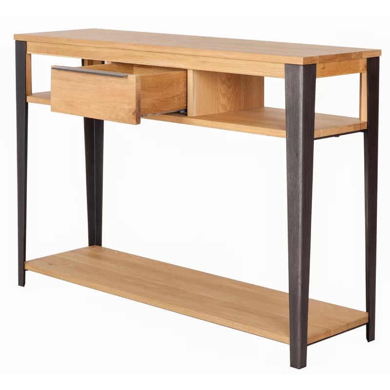 Henry olid Wood Top Console Table
