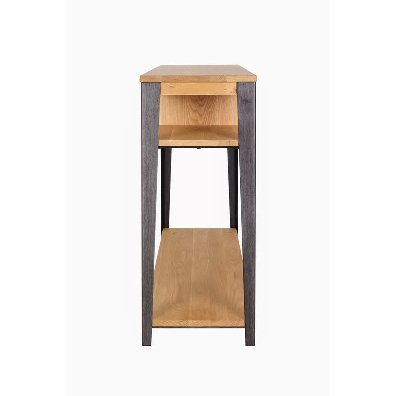 Henry olid Wood Top Console Table