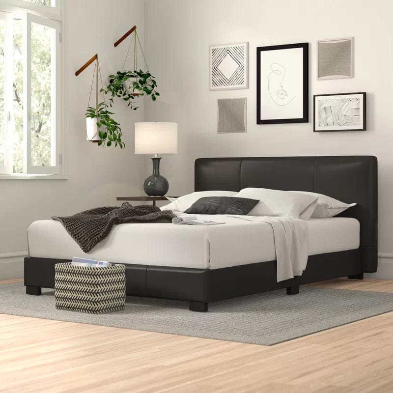 Scipio Upholstered Faux Leather Bed