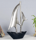 Dream Boat Large Raw Silver Finish Aluminium Boat,