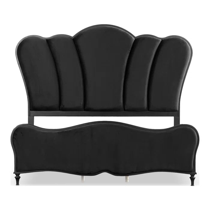 Seabliss Upholstered Scalloped Bed