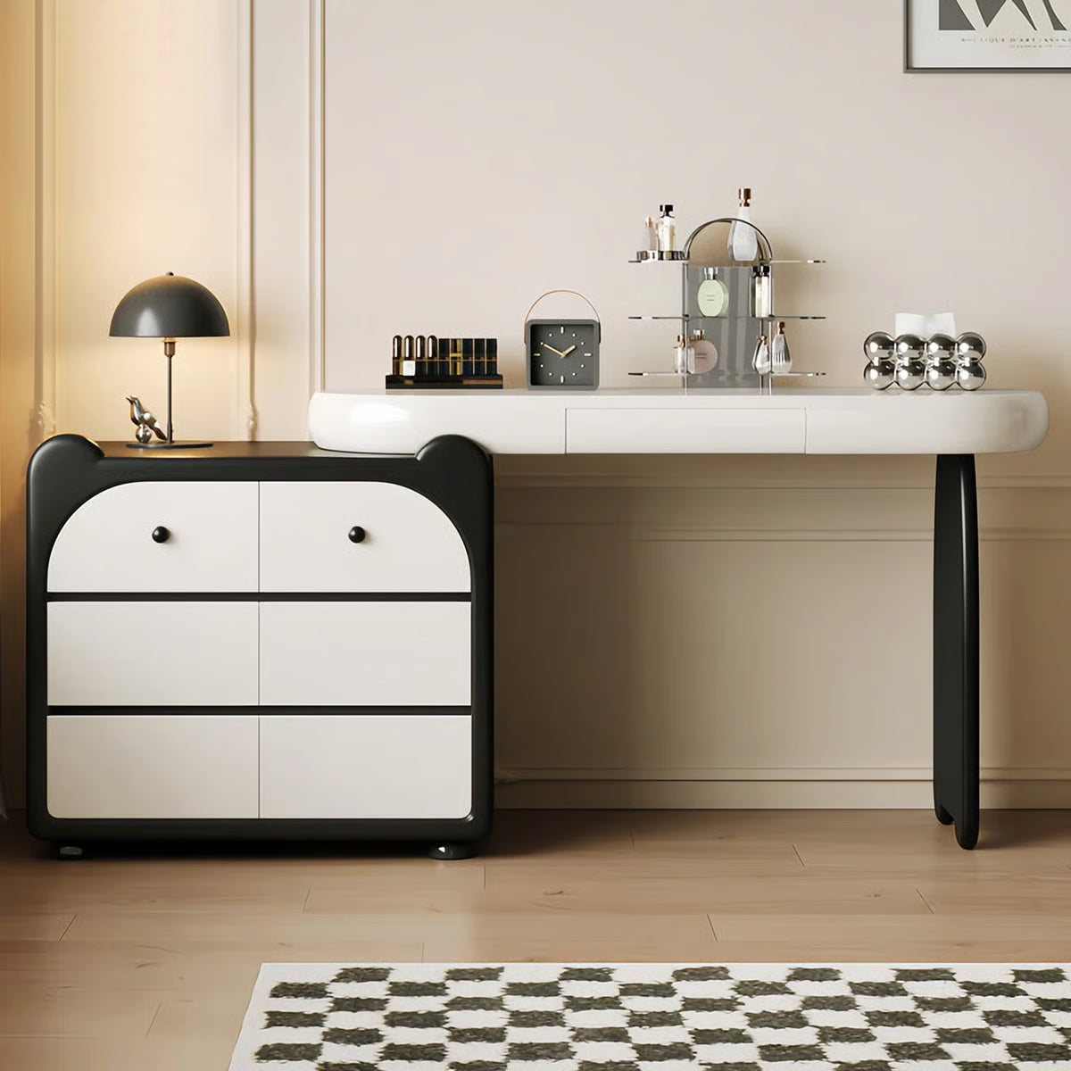 Luxury Shedir Vanity Desk – Compact & Functional Storage-OUCH CART | Dressing table
