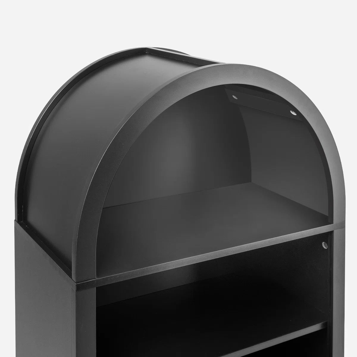 Small Bookcase Arched Bookshelf