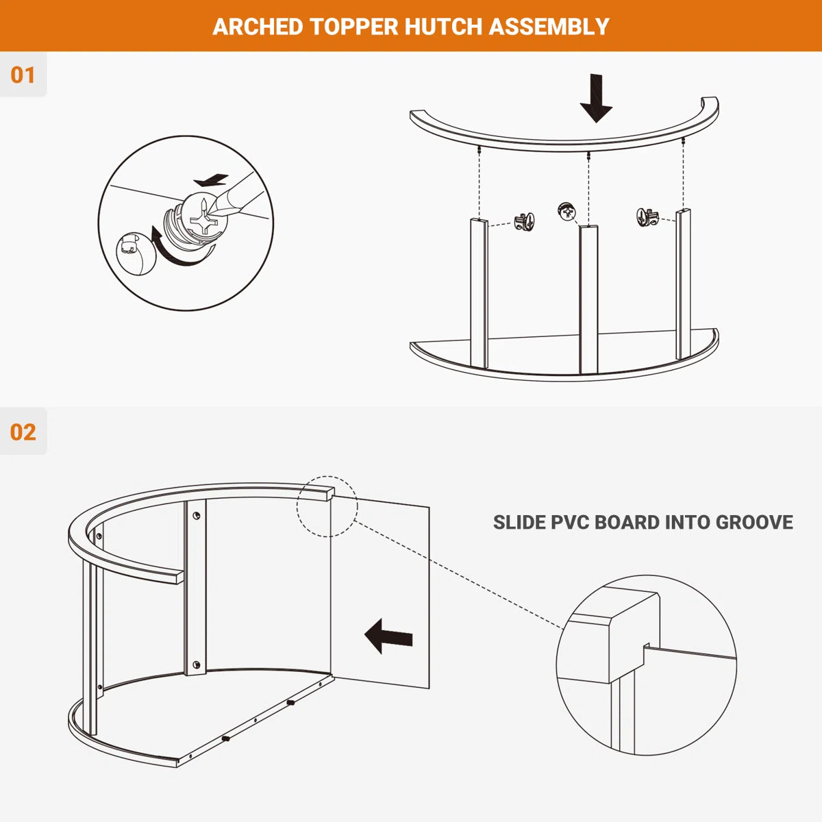 Small Bookcase Arched Bookshelf
