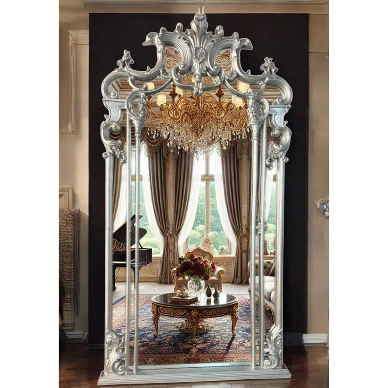 Solid And Engineered Wood Concave Mirror