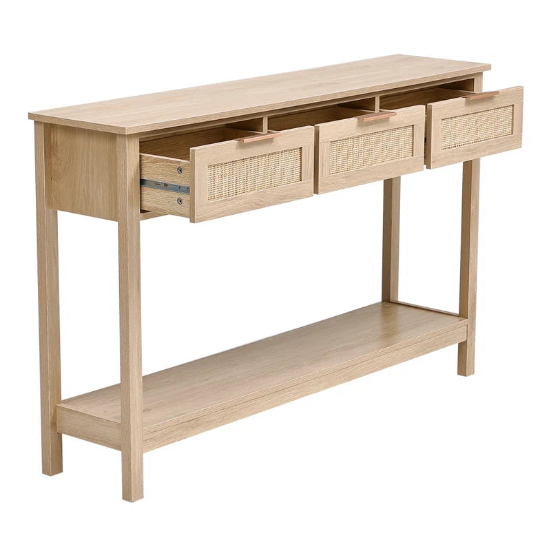 Milan  Solid Wood Console Table