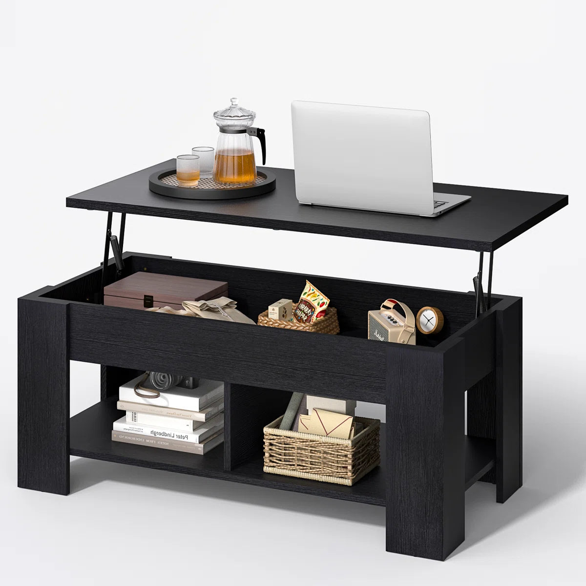 Sparta Lift Top Coffee Table With Storage