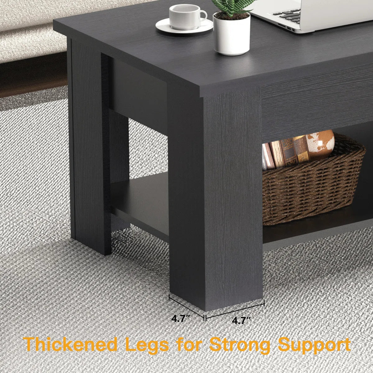 Sparta Lift Top Coffee Table With Storage