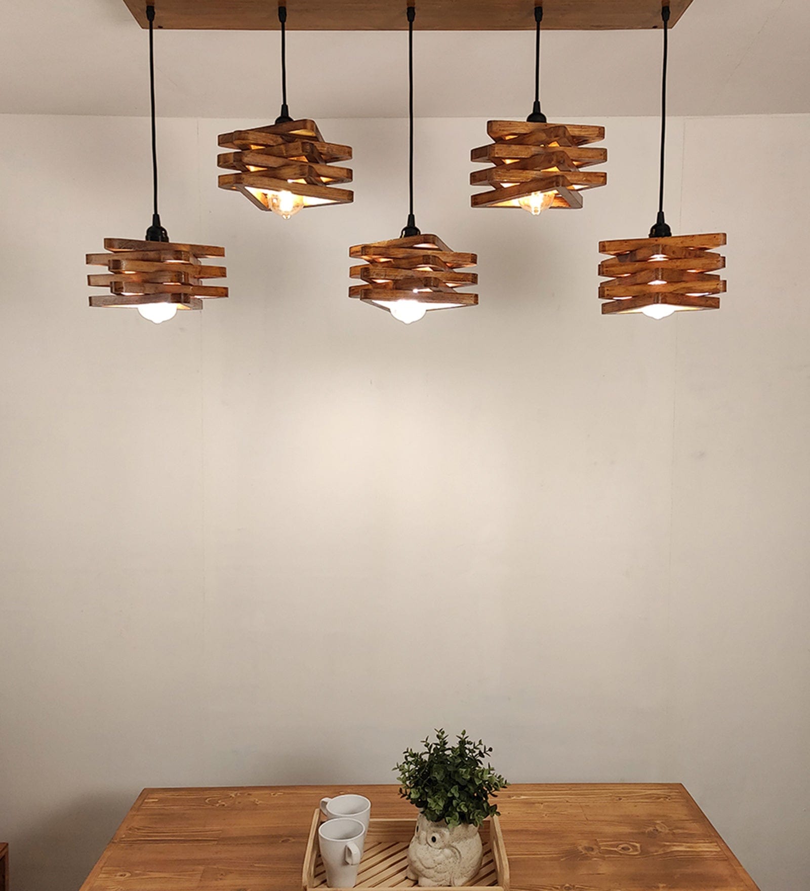 Star Brown 5 Series Hanging Lamp (BULB NOT INCLUDED)