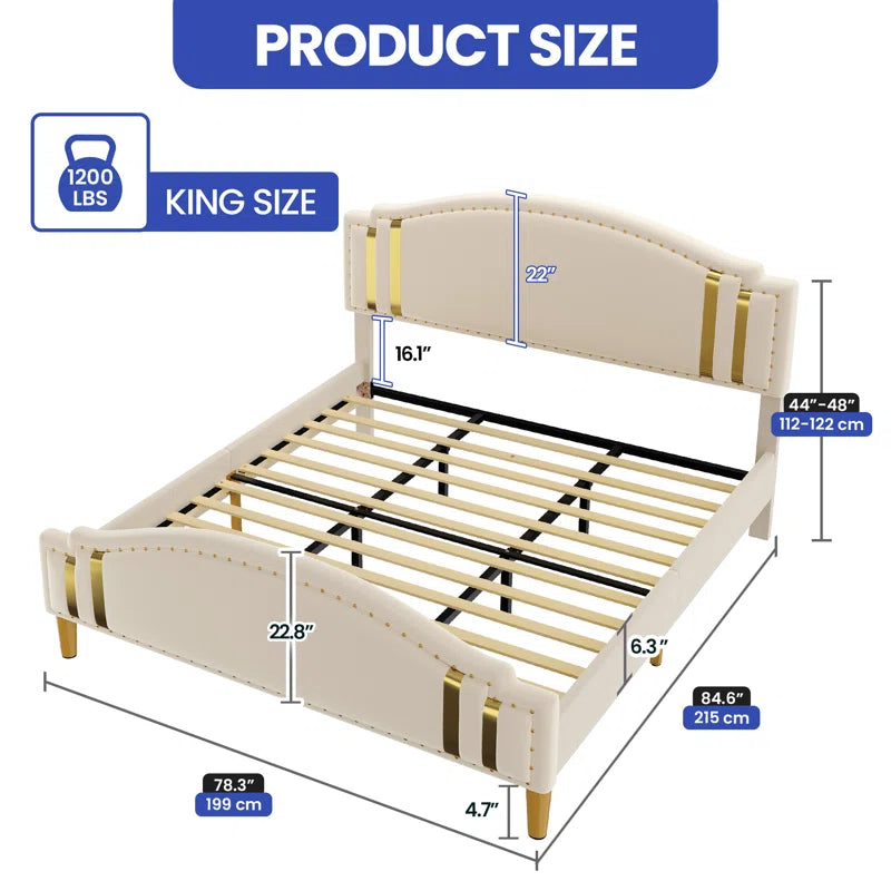Steveson Upholstered Platform Bed