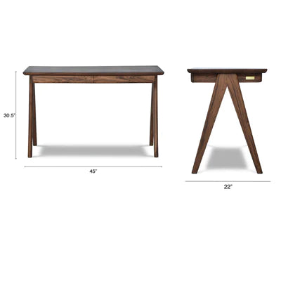 Mariam Wood Study Table with Chair