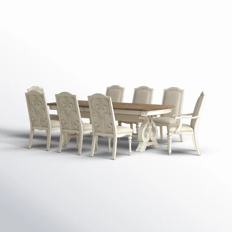 Trestle Dining Set