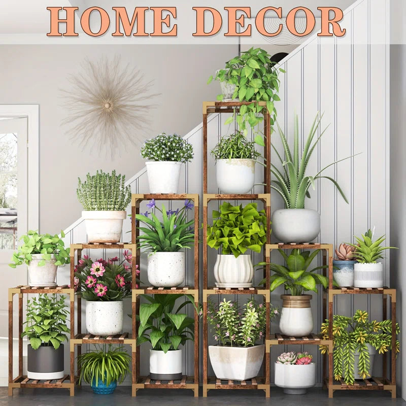 Multi-Tier Corner Shelf Plant Stand