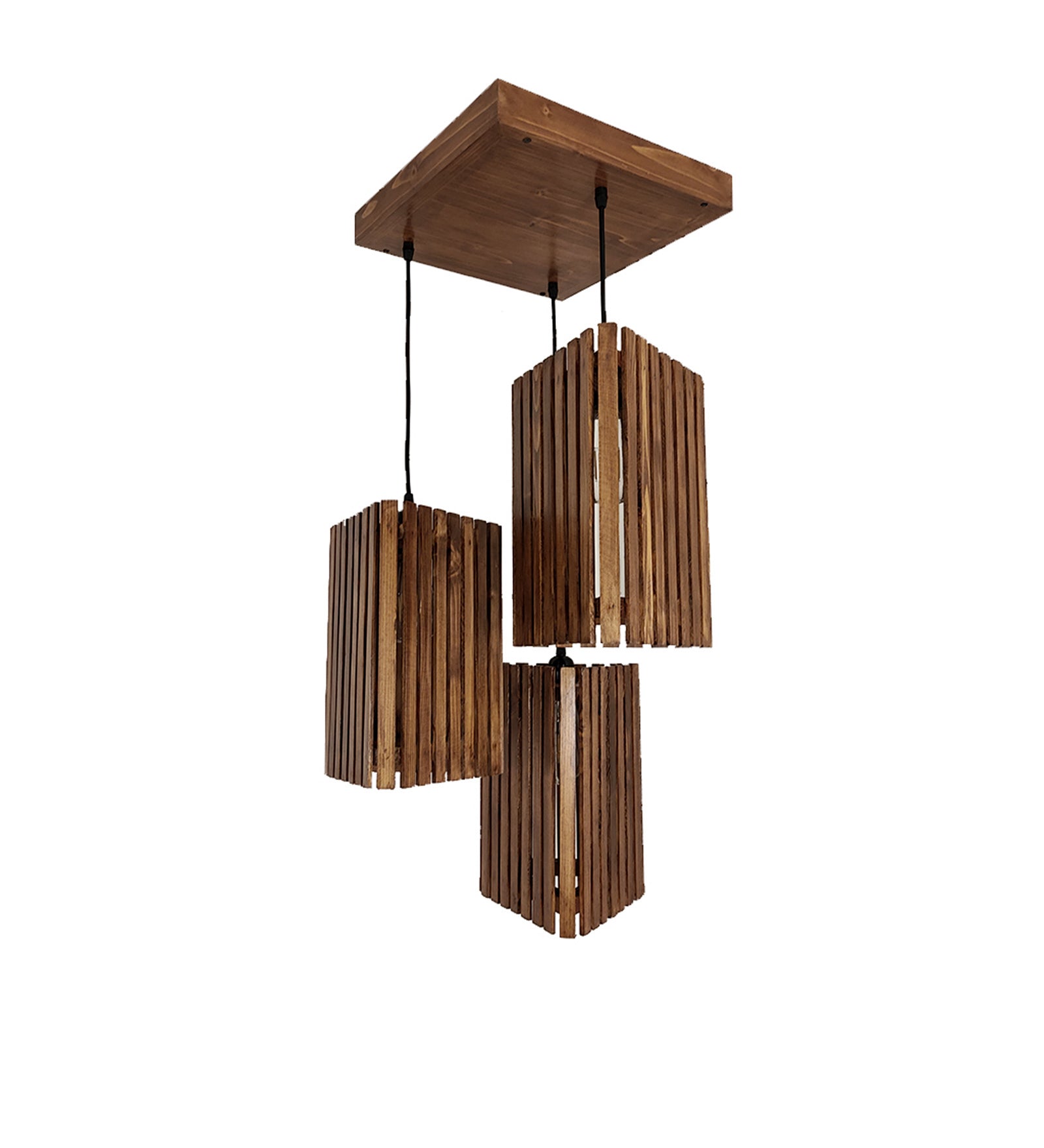 Trikona Brown Cluster Hanging Lamp (BULB NOT INCLUDED)