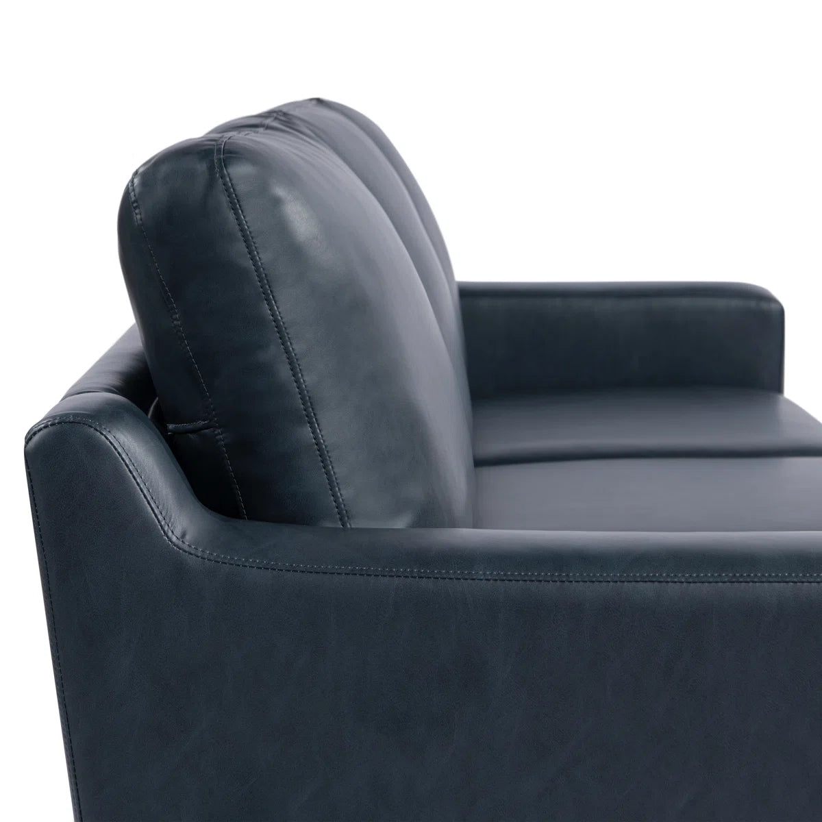 Turner 68.9" Square Arm Faux Leather Sofa