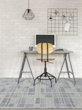 Pewter Wool Vector 5x8 Feet  Hand-Tufted Carpet - Rug
