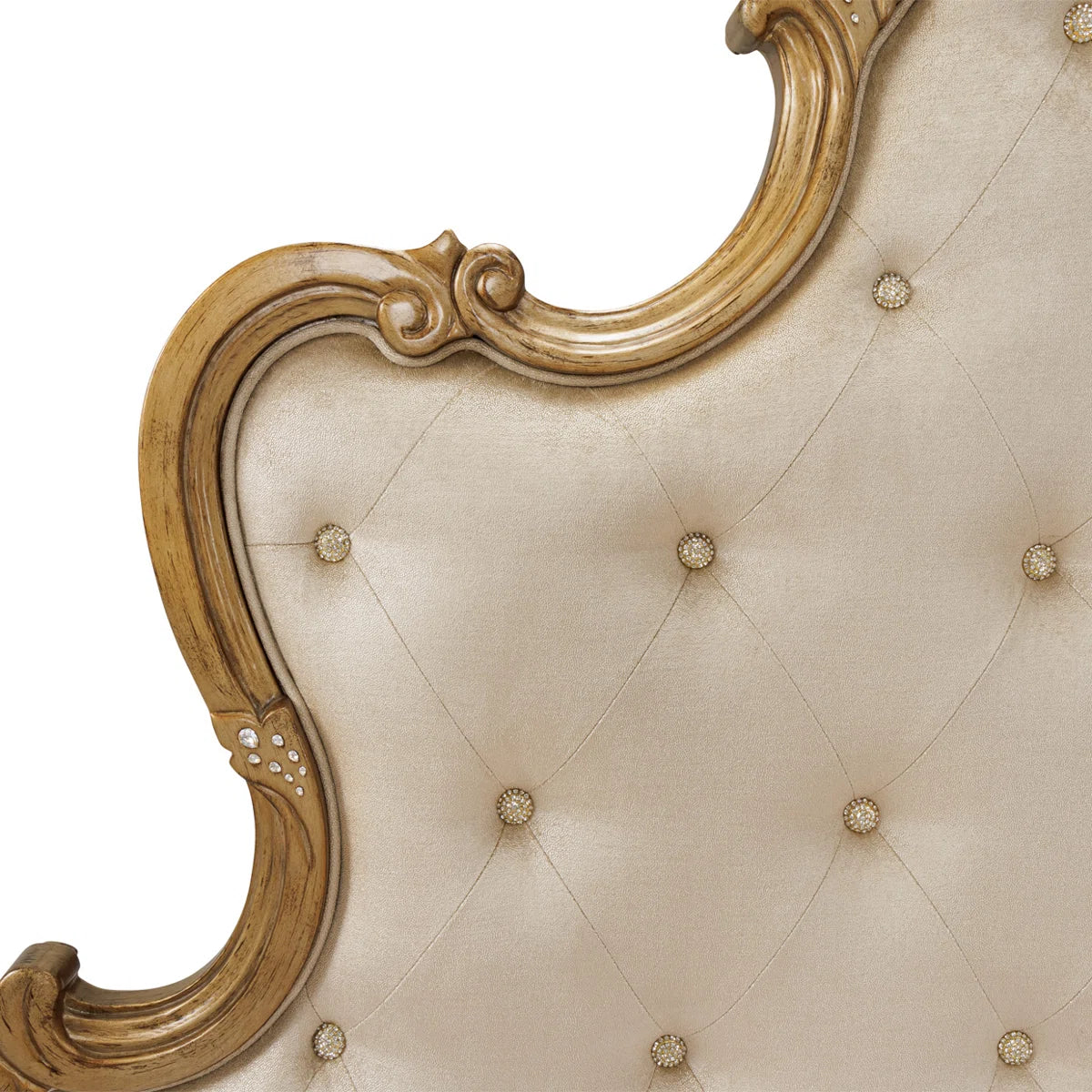 Upholstered Scalloped Bed