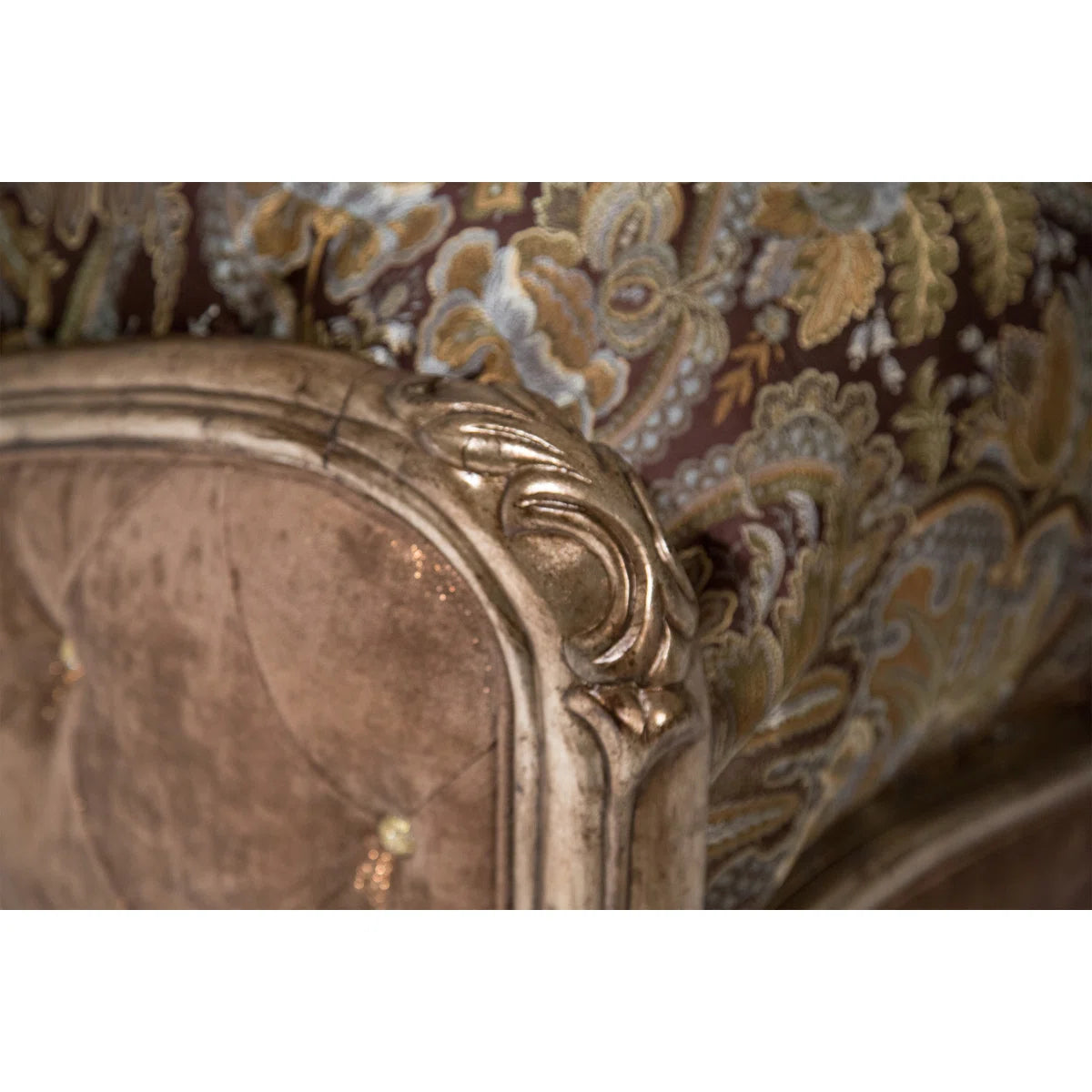 Upholstered Scalloped Bed