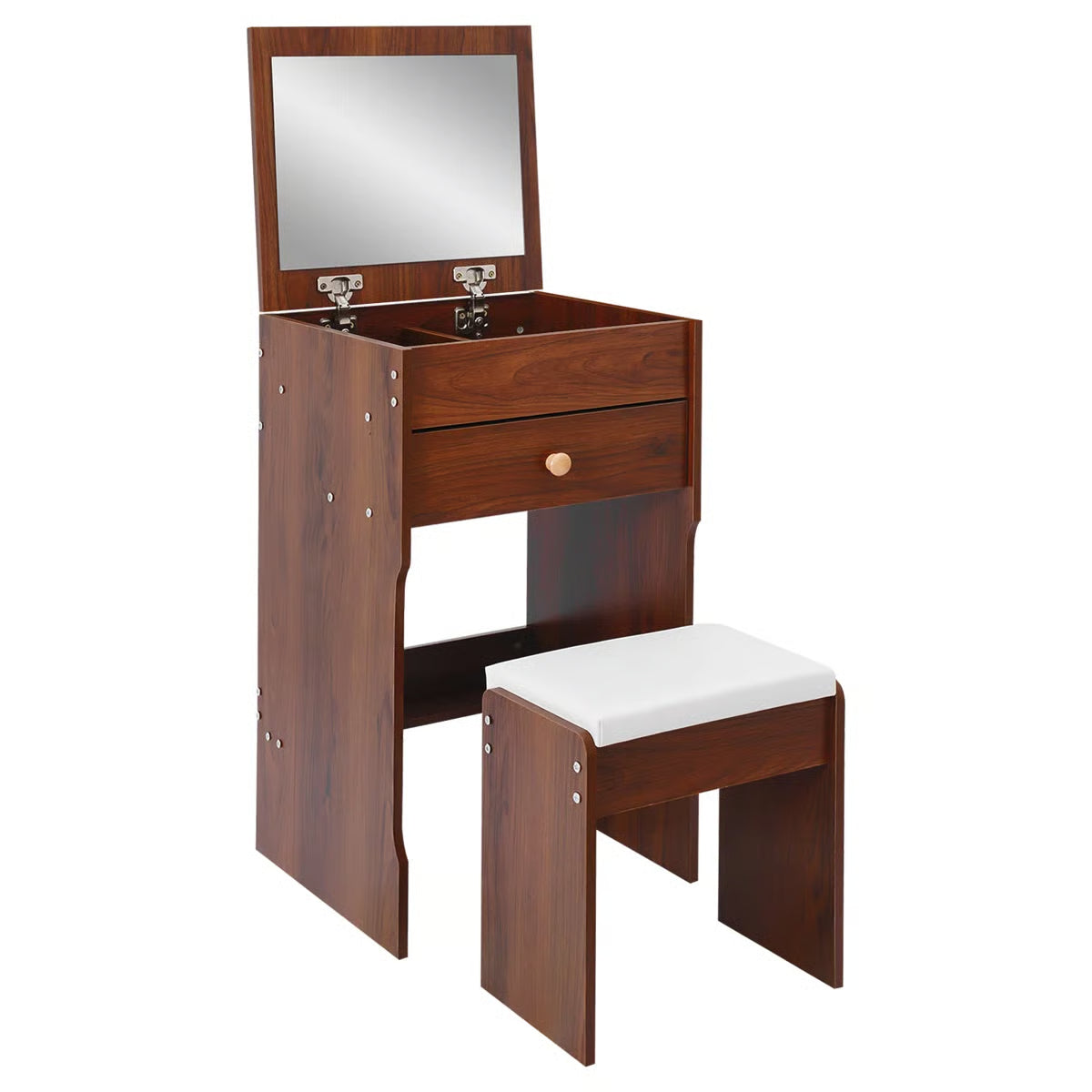 Compact Vanity Table with Mirror and Comfortable Seating
- OUCH CART | Dressing table