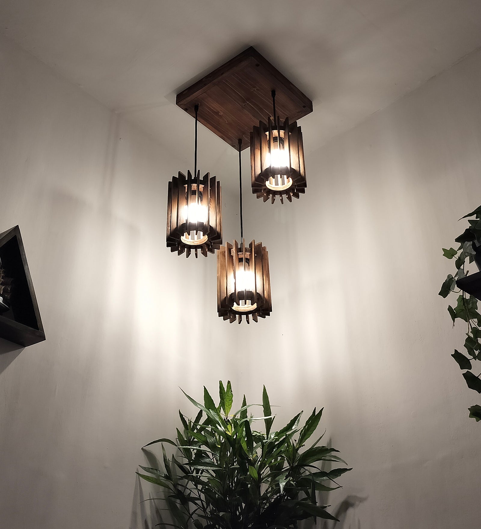 Ventus Brown Cluster Hanging Lamp (BULB NOT INCLUDED)