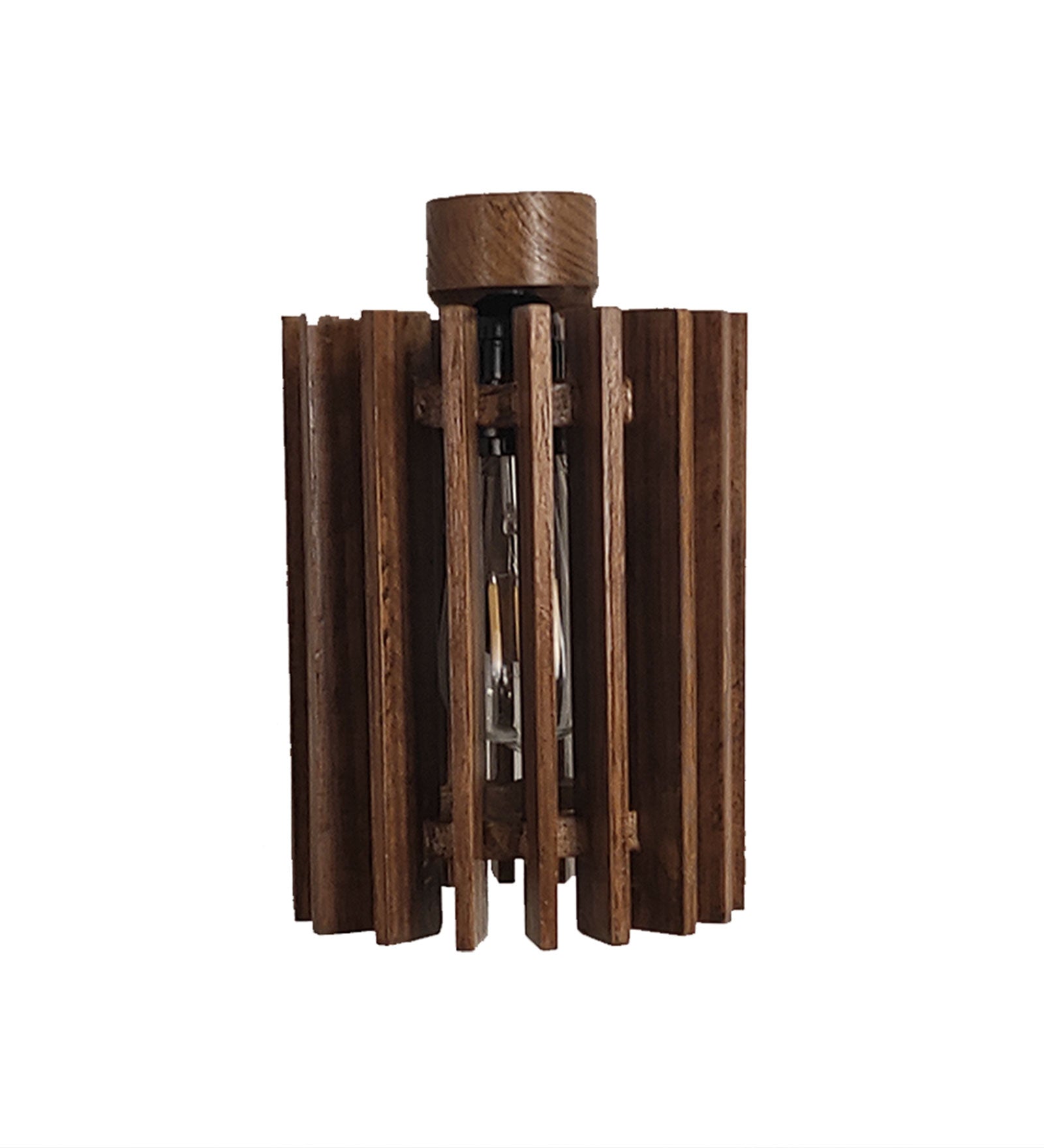 Ventus Brown Wooden Wall Light (BULB NOT INCLUDED)