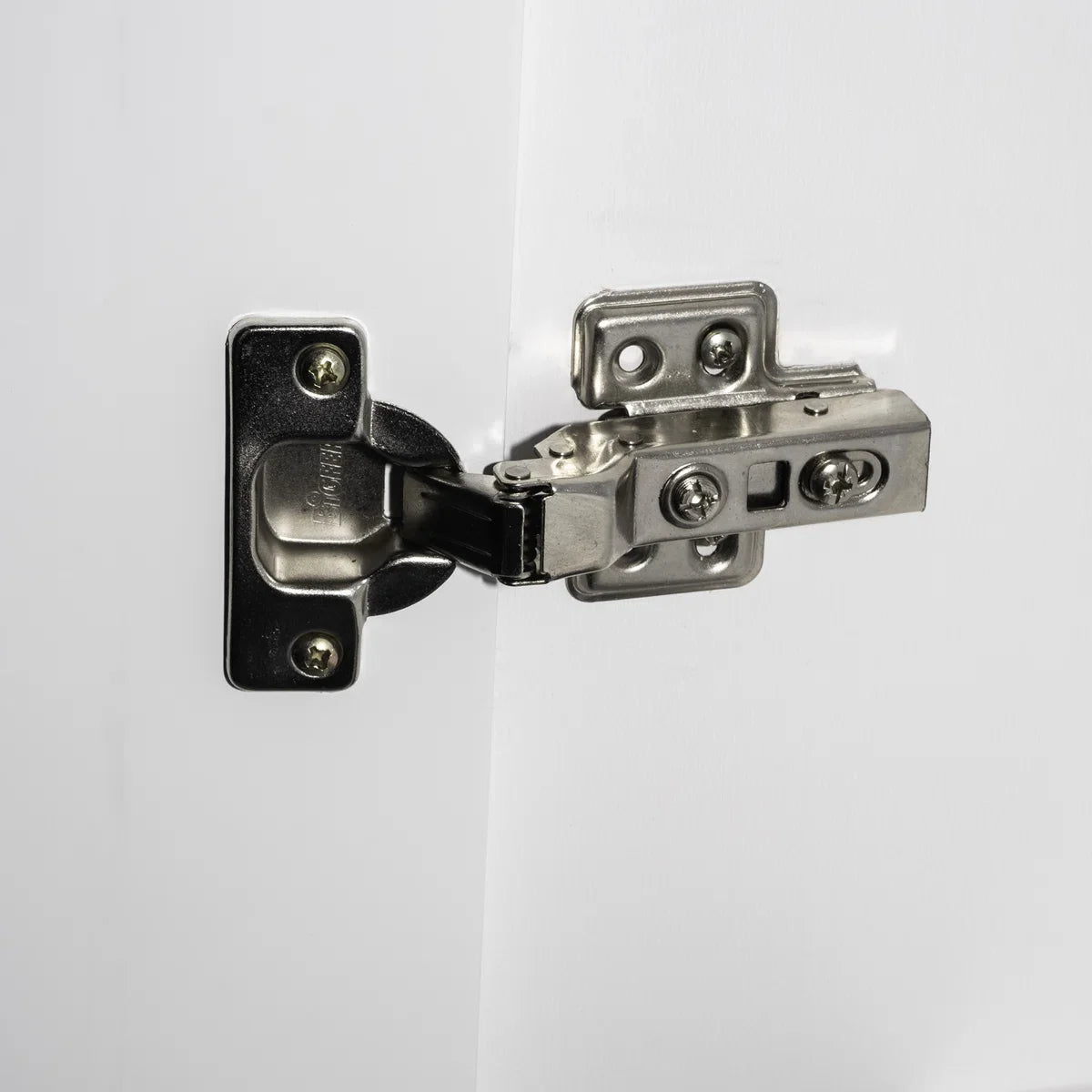 Elegant Metro 2-Door Wardrobe Armoire Solid Wood Mirrored Bedroom Storage