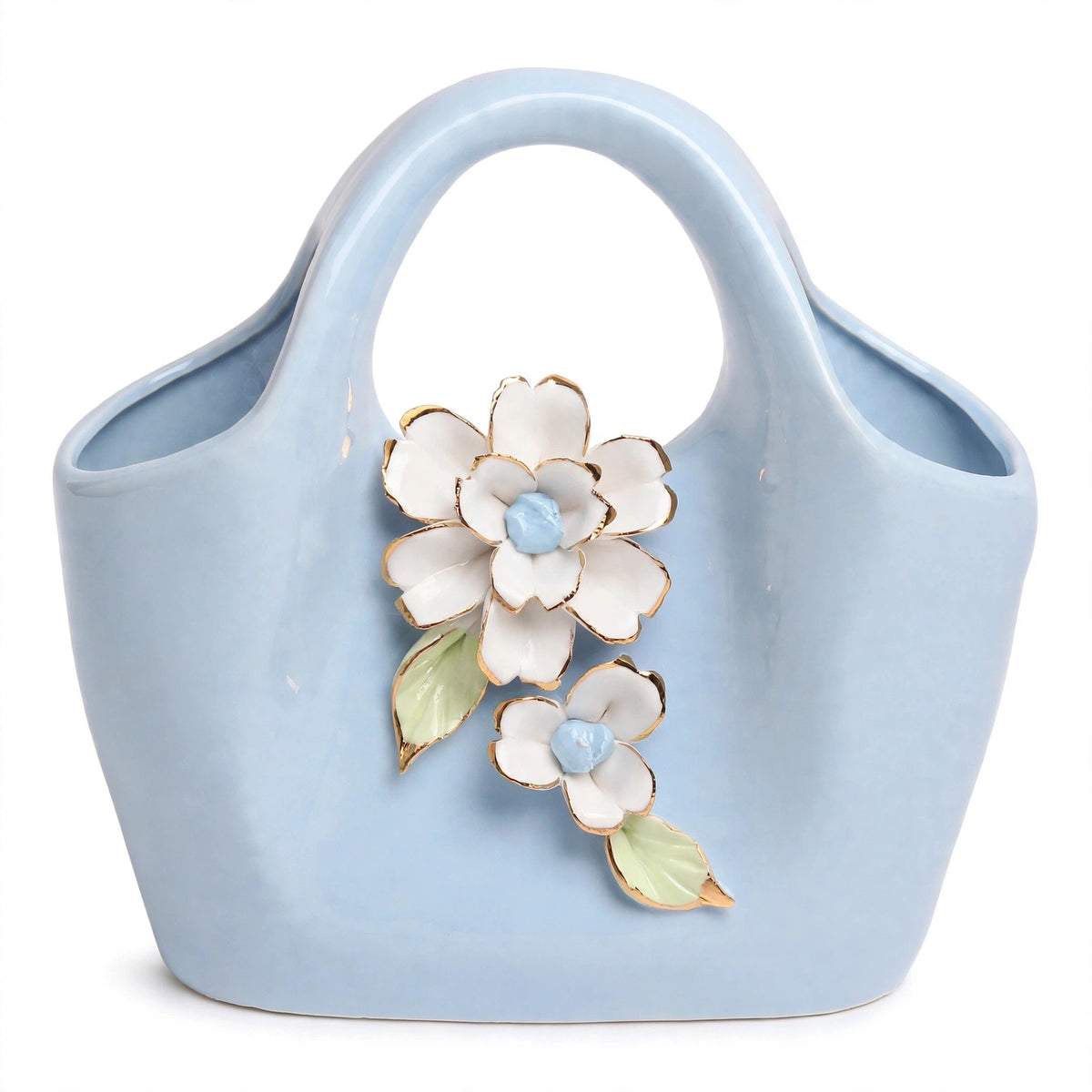 Handbag Fleur Porcelain Vase