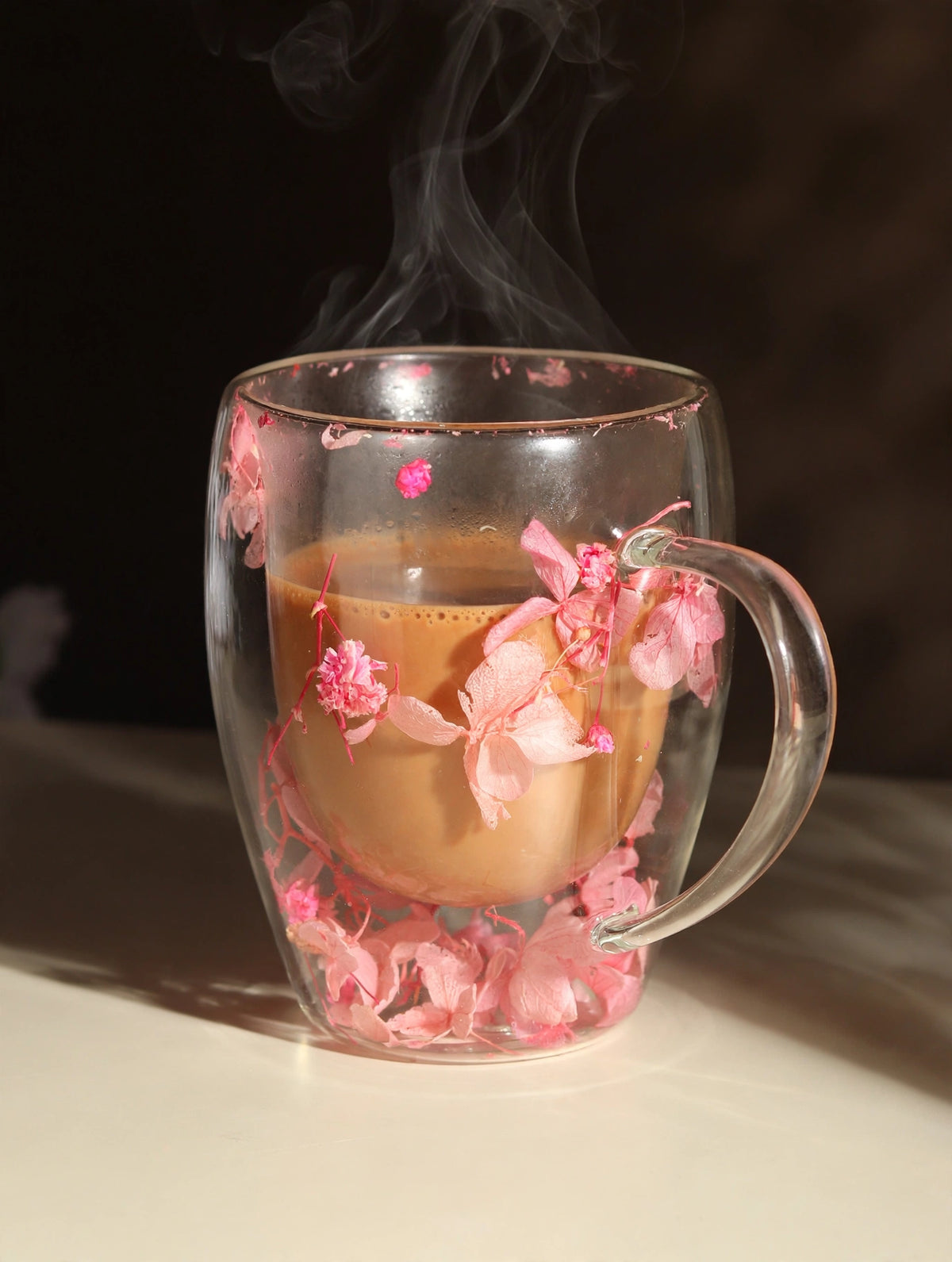 Dahlia Glass Mug