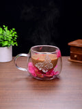 Titli Bloom Glass Mug Pink