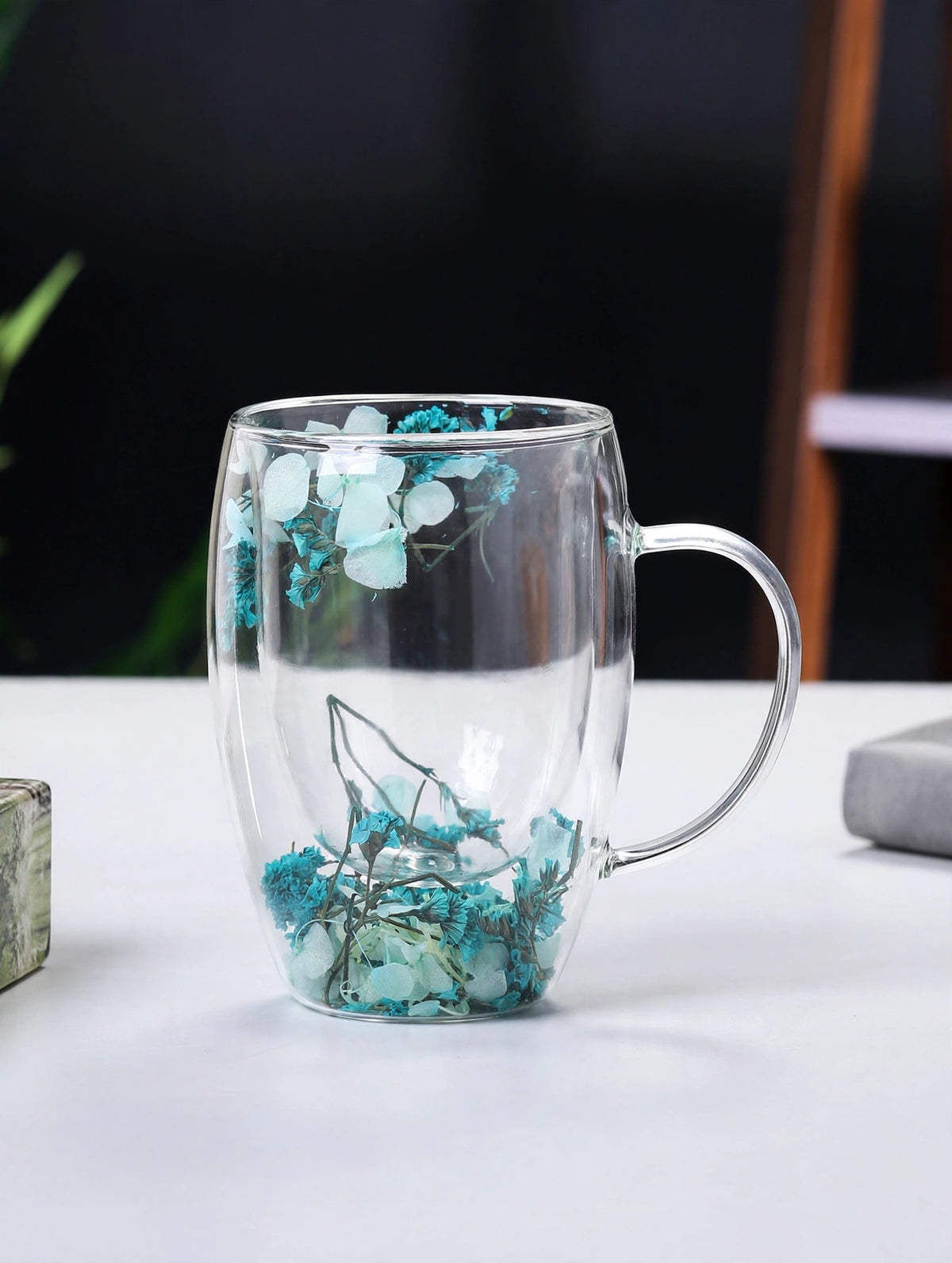 Dahlia Glass Mug