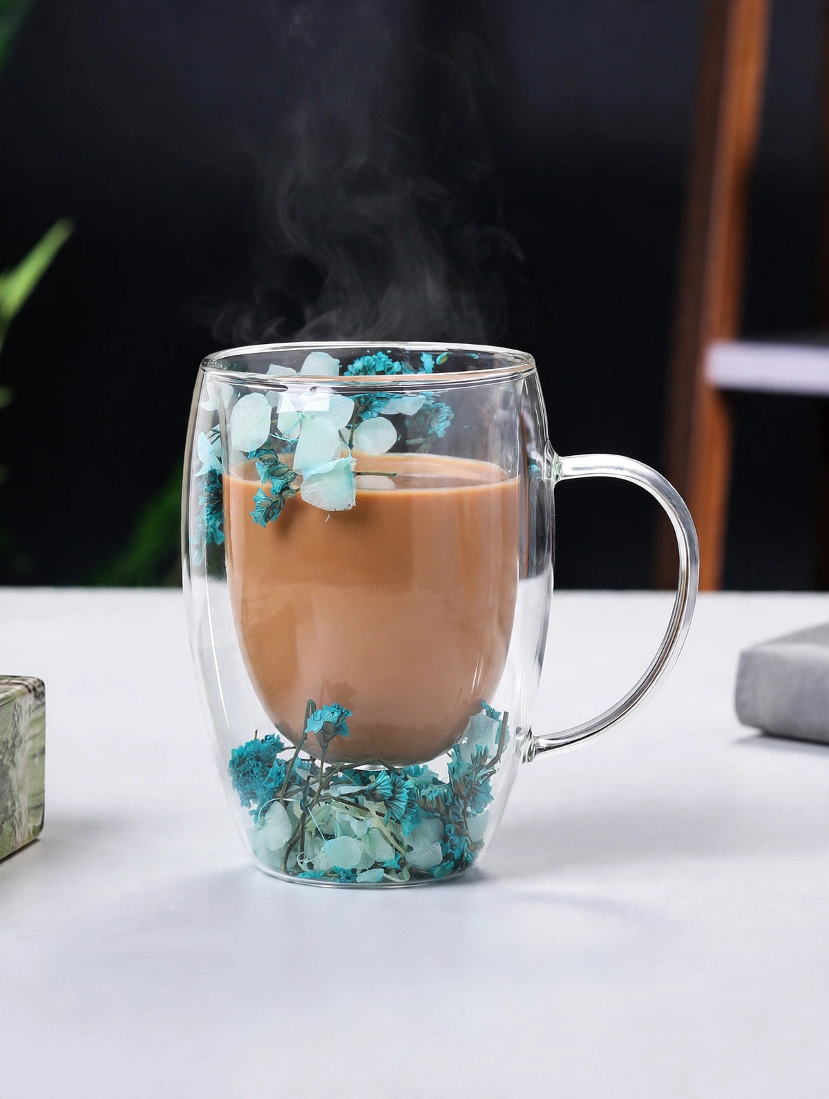 Dahlia Glass Mug