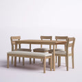 6 - Person Solid Wood Dining Set