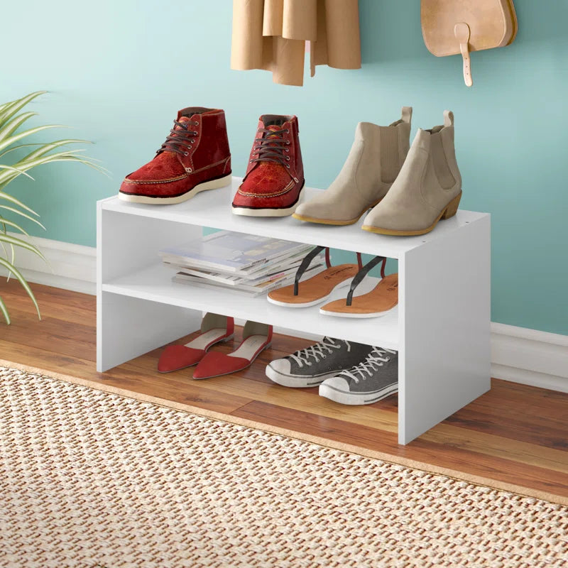 Whitman 9 Pair Stackable Shoe Rack