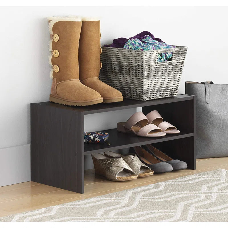 Whitman 9 Pair Stackable Shoe Rack