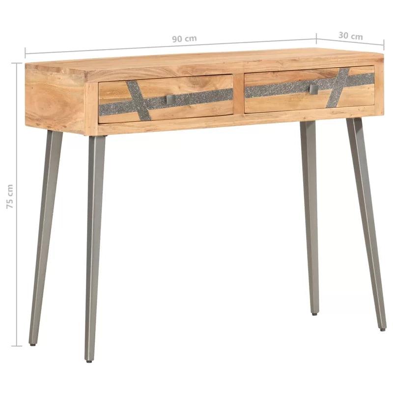 Theodore Solid Wood Top Console Table